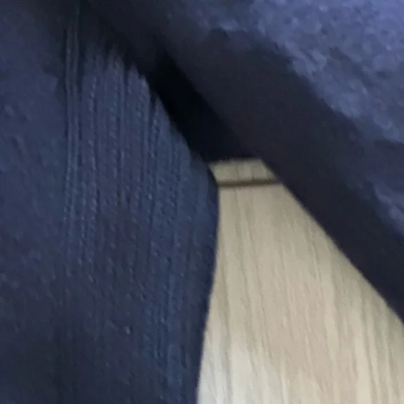 Maioja Navy Button-Up Fleece Jacket Medium - Picture 3 of 12